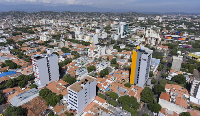 Vista aérea de Cúcuta